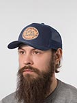 Бейсболка STETSON арт. 7761132K TRUCKER CAP VINTAGE BRUSHED TWILL (темно-синий)
